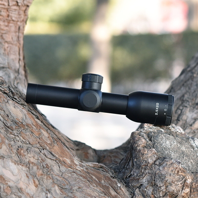 2.5X20 Vue optique de chasse avec alliage d'aluminium durable et réticulaire de croisement