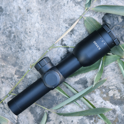 2.5X20 Vue optique de chasse avec alliage d'aluminium durable et réticulaire de croisement