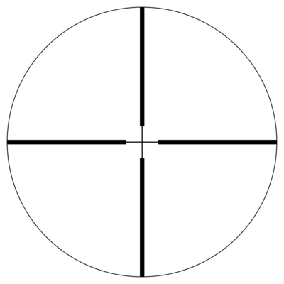 2.5X20 Vue optique de chasse avec alliage d'aluminium durable et réticulaire de croisement