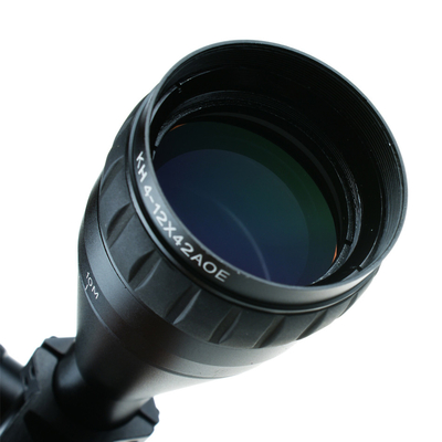 KH 4-12x42 AOE Scope avec pupille de sortie de 3,5 à 10,5 mm et viseurs RGB M-Dot