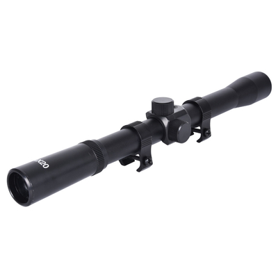 4x20 mini-scope 22 scope optique avec anneaux et montures champ de vision 4,6° 100yds diamètre du tube 17mm
