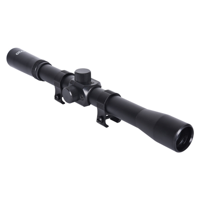 4x20 mini-scope 22 scope optique avec anneaux et montures champ de vision 4,6° 100yds diamètre du tube 17mm