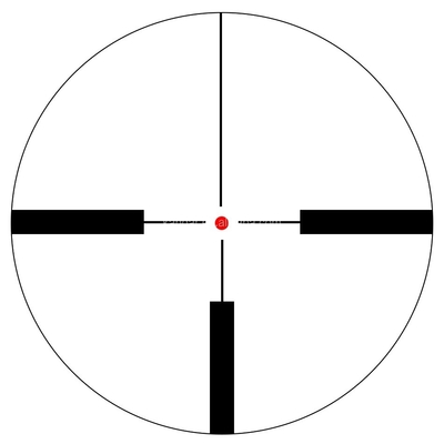 3-9x50E Scope laser de chasse avec rétrique illuminée et vue télescopique