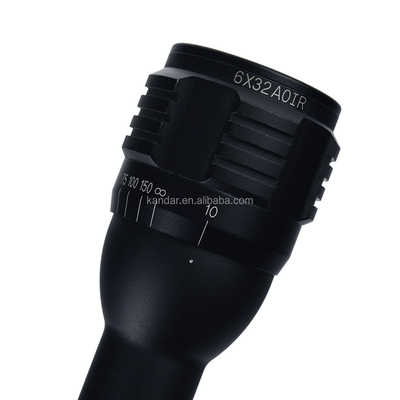 Compact de chasse 6x32 AOIR Scope avec rétrique éclairée et objectif réglable