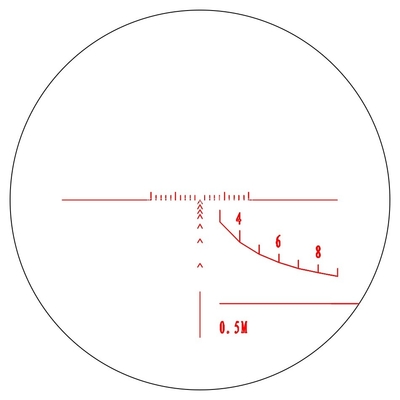 Compact de chasse 6x32 AOIR Scope avec rétrique éclairée et objectif réglable