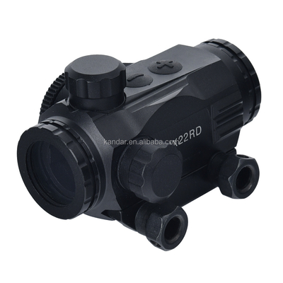 1x Mini Red Dot Sight pour l'éclairage de chasse 6 niveaux Type de bouton rouge