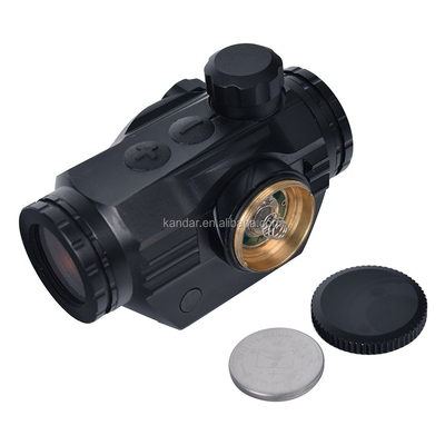 1x Mini Red Dot Sight pour l'éclairage de chasse 6 niveaux Type de bouton rouge