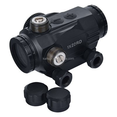 1x Mini Red Dot Sight pour l'éclairage de chasse 6 niveaux Type de bouton rouge