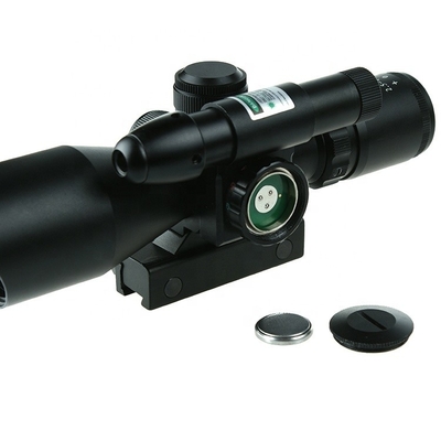 F.O.V. 11°-38° Vue éclairée de chasse 2.5-10X40 avec vue laser verte