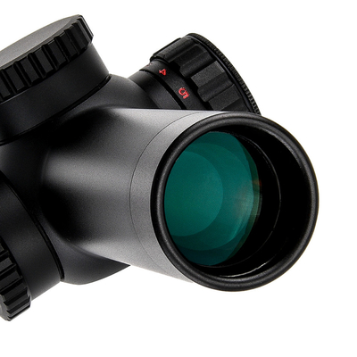 1-6x24 Verre tactique noir reticle gravé Optique de portée pour la chasse LPVO Vue polyvalente