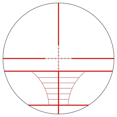 3-9X40EG facile à assembler Scope optique avec l'éclairage rouge et vert