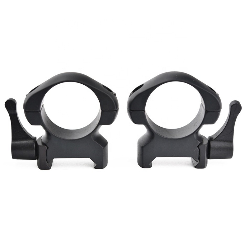 25.4mm Diamètre en acier à libération rapide portée monture support d'anneau pour profil moyen à bas