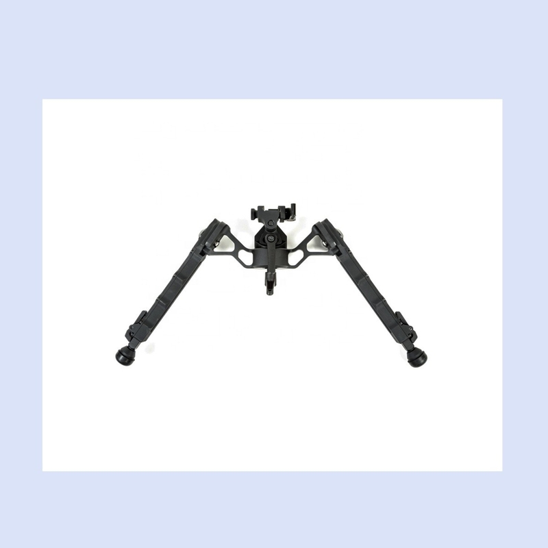 330g Bipod tactique extérieur réglable 5,5''-8,1'' hauteur 5 fentes pour la polyvalence
