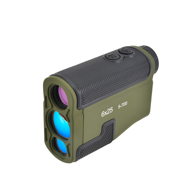6x25 télémètre laser pour la chasse au golf Précision /-1m 5-700m Distance Mètre imperméable