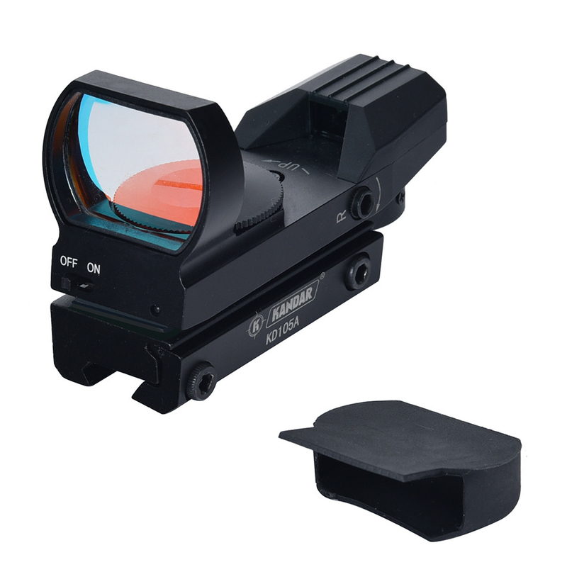 7.4mm Pupille de sortie KANDAR Réflexe de chasse Pointe rouge Pointe verte Vue avec soulagement oculaire GRATUIT