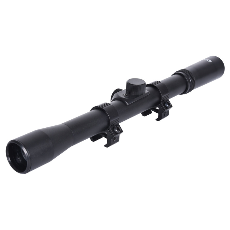 Puissance maximale de sortie 0 4X20 Vue de chasse avec montage 21 mm et diamètre de l'objectif 20 mm