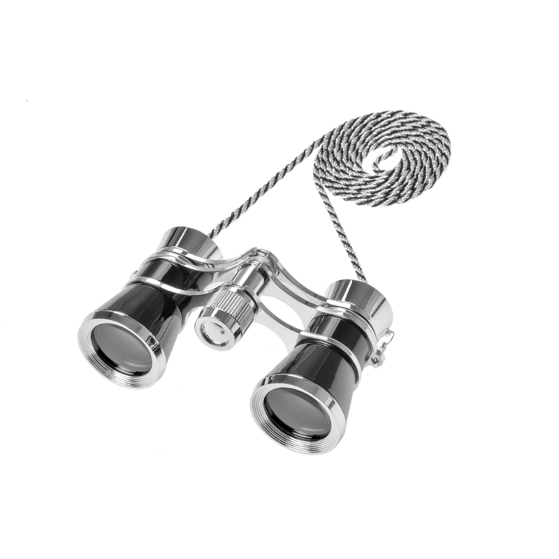 3x d'agrandissement du mini-télescope en métal noble pour les courses de chevaux 3x25