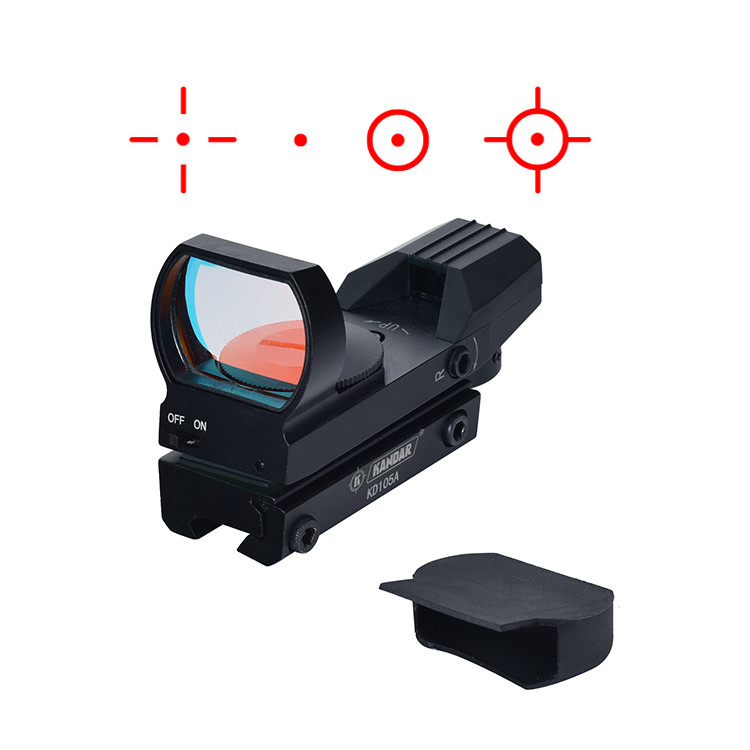 11mm/20mm Base 1X22x33 Red Dot Reflex Vision avec soulagement oculaire libre et accessoires