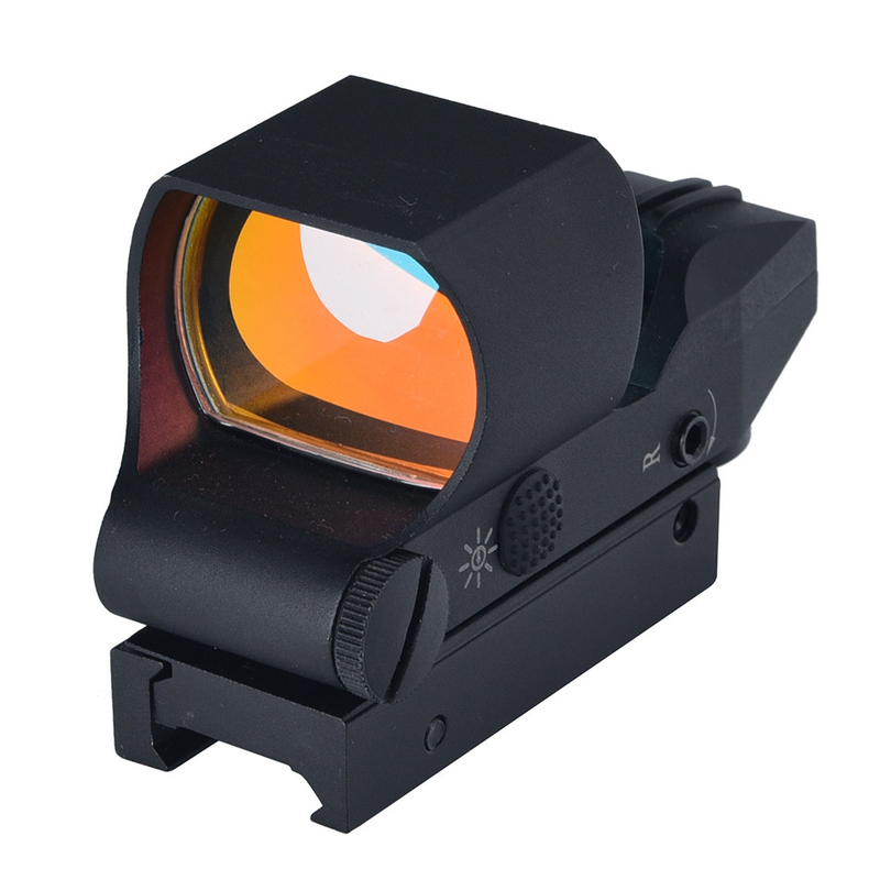Compact vue de grossissement 1X Holographique Red Dot Optical Scope avec pupille de sortie de 7,4 mm