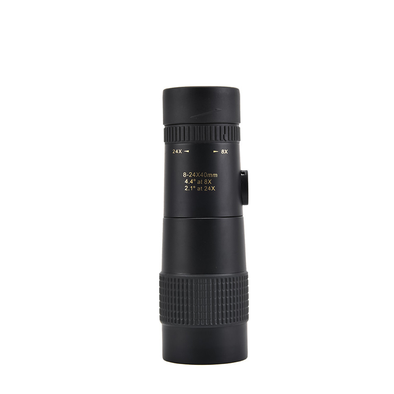 Monocular haute définition 8-24x40 pour l'observation des oiseaux petit trépied et téléphone compatible