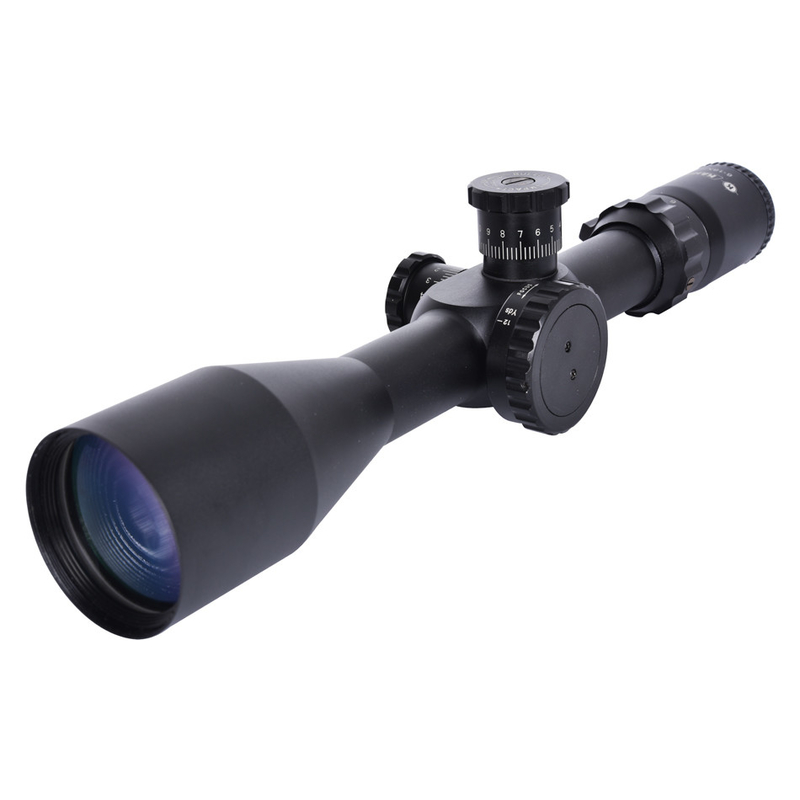 Scope de chasse de mise au point latérale avec un objectif de 50 mm de diamètre et une conception de tube en une pièce