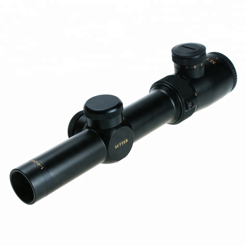 Améliorez votre jeu de tir avec SUTTER1-4x24E Tactical Laser Sight Optical Sight depuis le haut